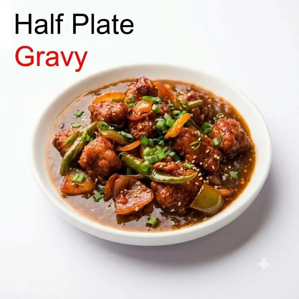Special Gravy Chicken Chilli, Half Plate