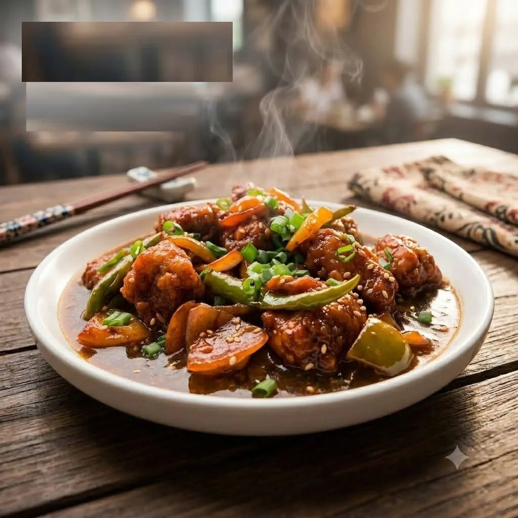 Special Gravy Chicken Chilli, Half Plate