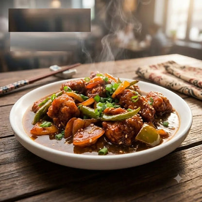 Special Gravy Chicken Chilli, Half Plate
