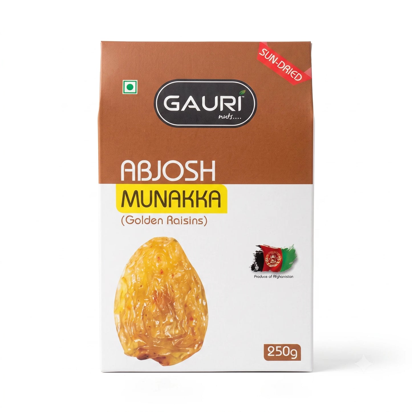 Gauri Nuts Abjosh Munakka (Golden Raisins), 250 g