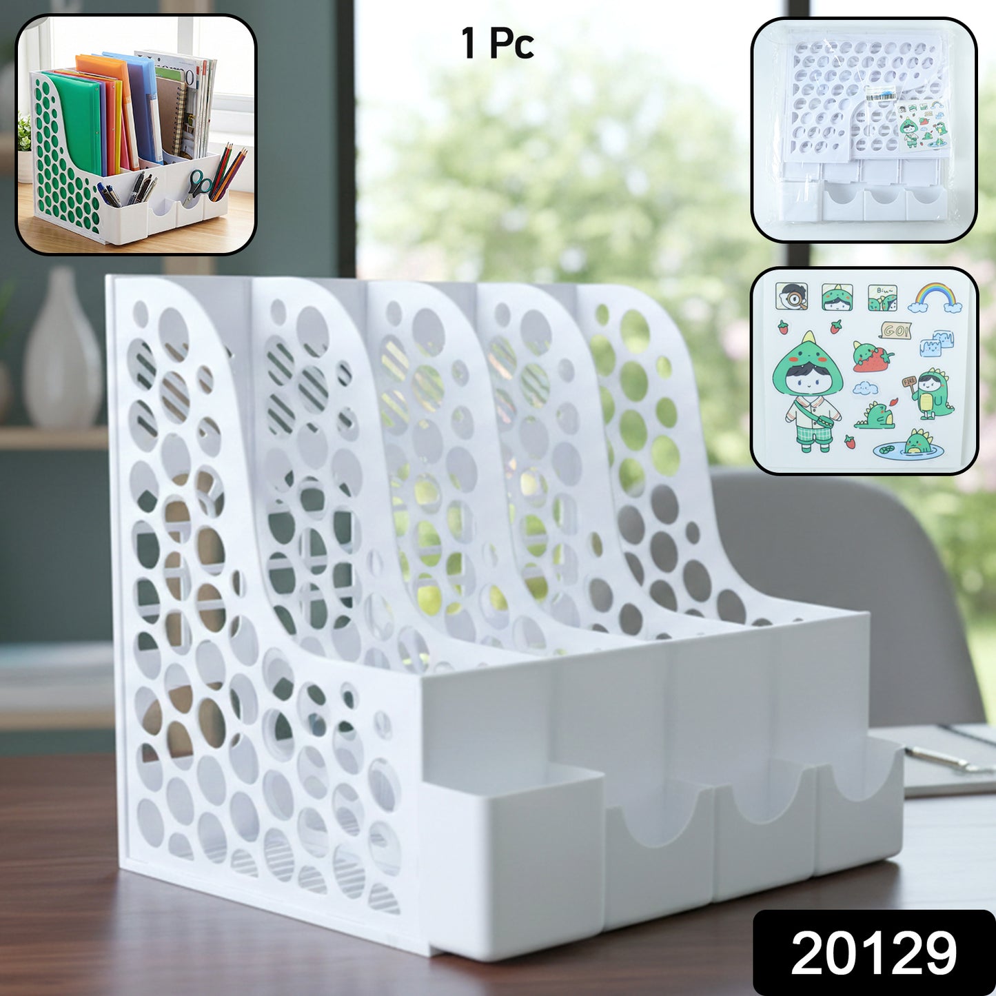 Multipurpose Desk Organizer File Holder (1 Pc)