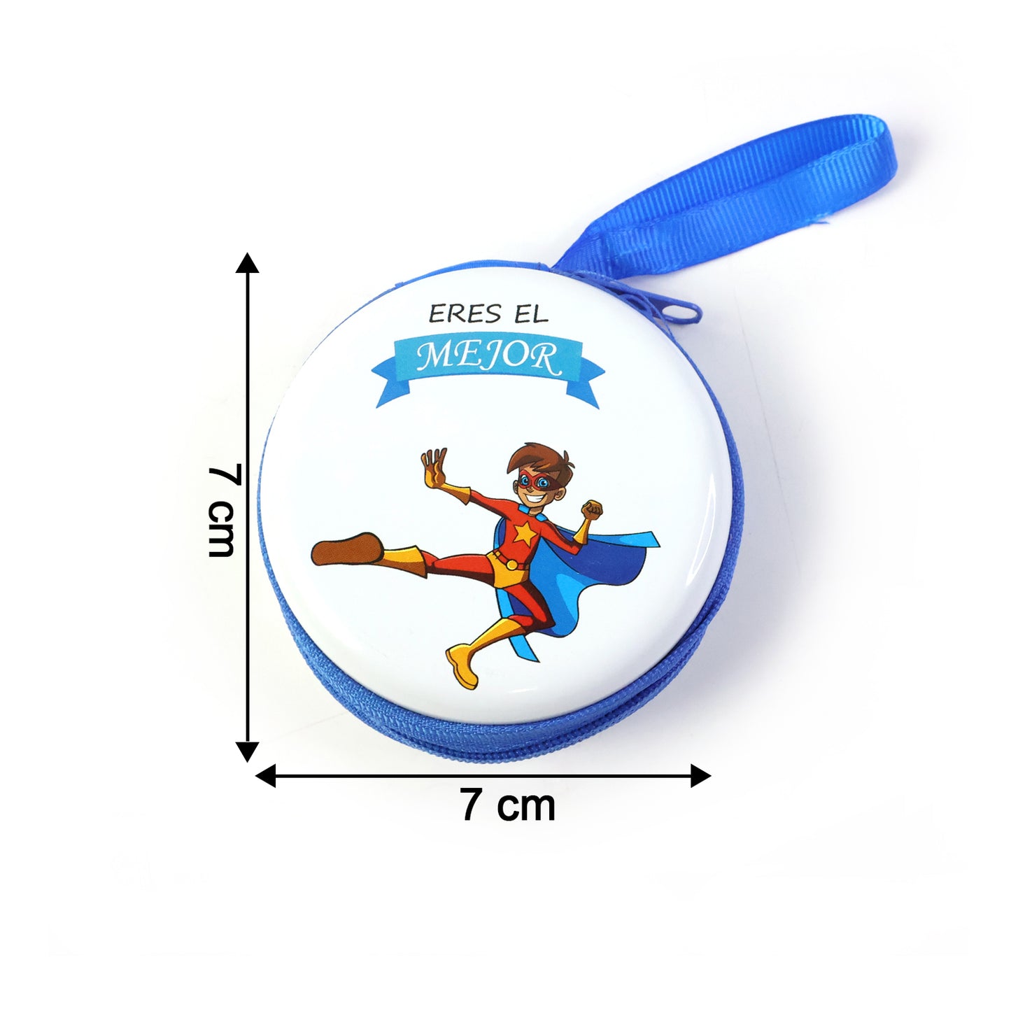 Kids Cartoon Superhero Earphone With Case (1 Pc Set)
