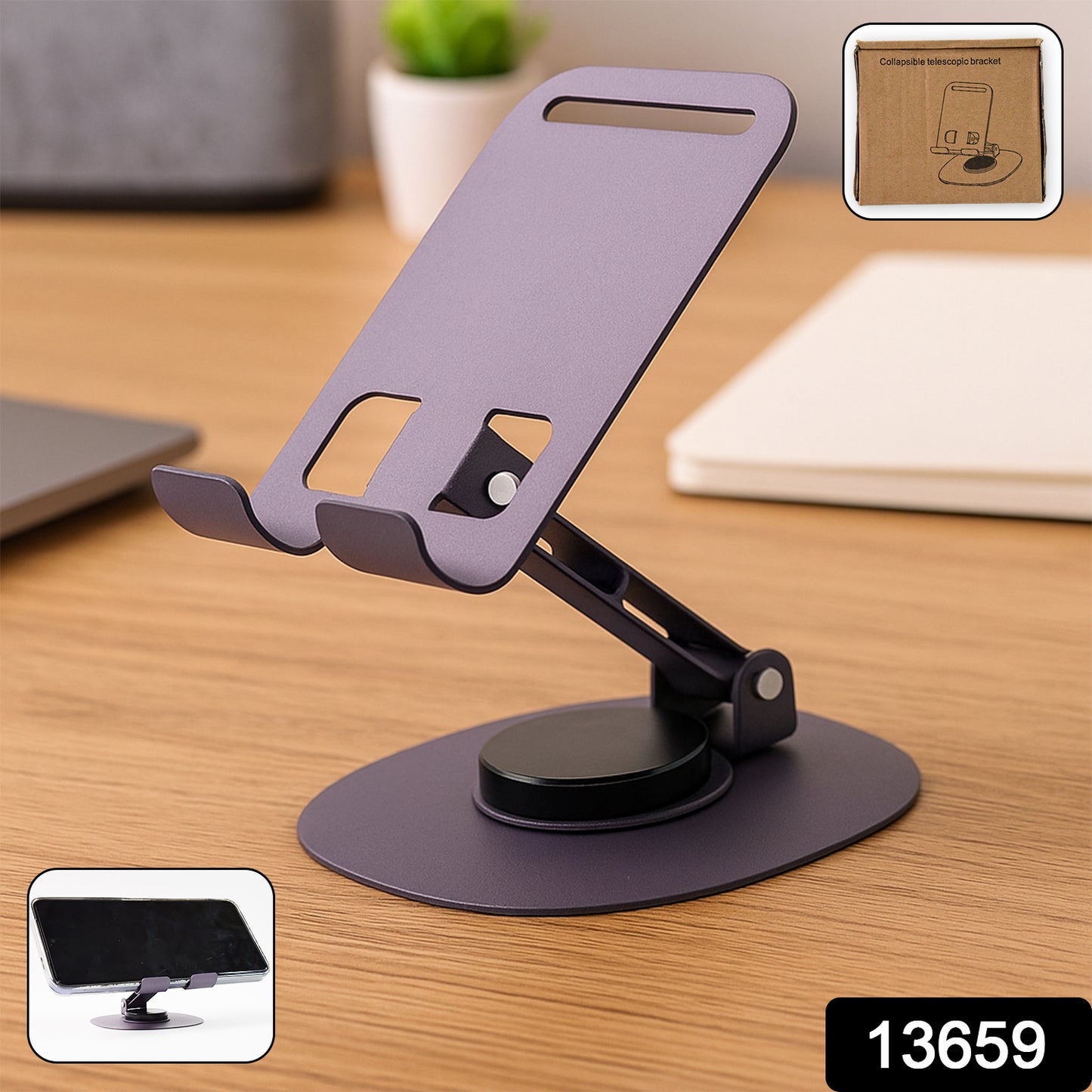 Mobile Stand Foldable  360 Rotatable Mobile Stand (1 Pc)