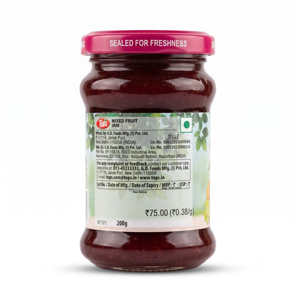 Tops Mixed Fruit Jam, 200 g Jar