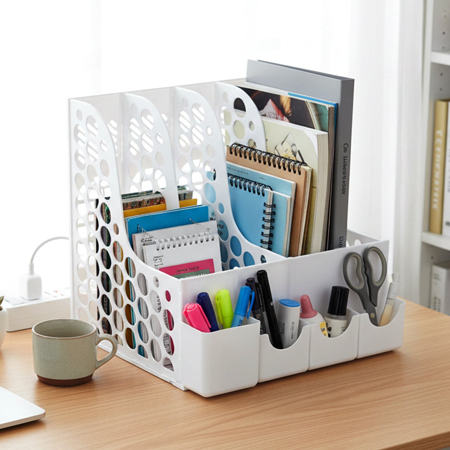 Multipurpose Desk Organizer File Holder (1 Pc)