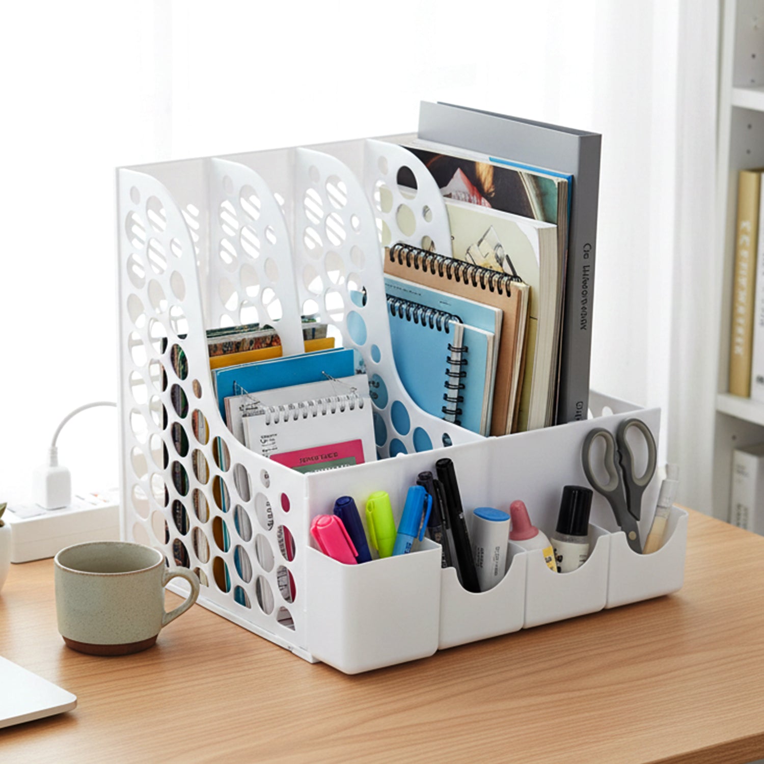 Multipurpose Desk Organizer File Holder (1 Pc)
