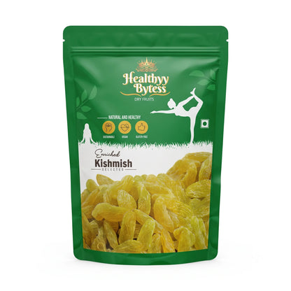 Healthyy Bytess Premium Enriched Kishmish - Natural & Healthy, 250 g
