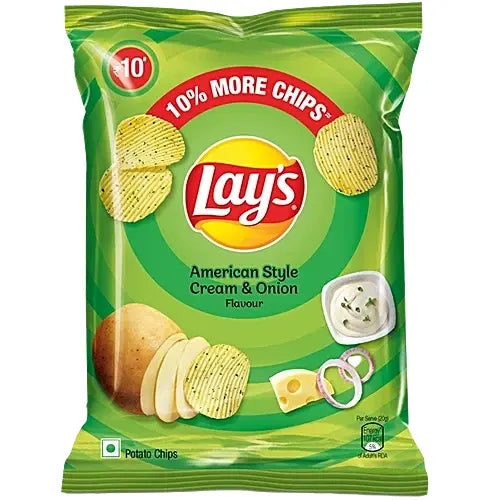 Lay's American Style Cream & Onion Potato Chips, 24 g