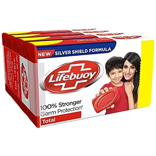 Lifebuoy Total Soap, 100 g (Pack of 4)