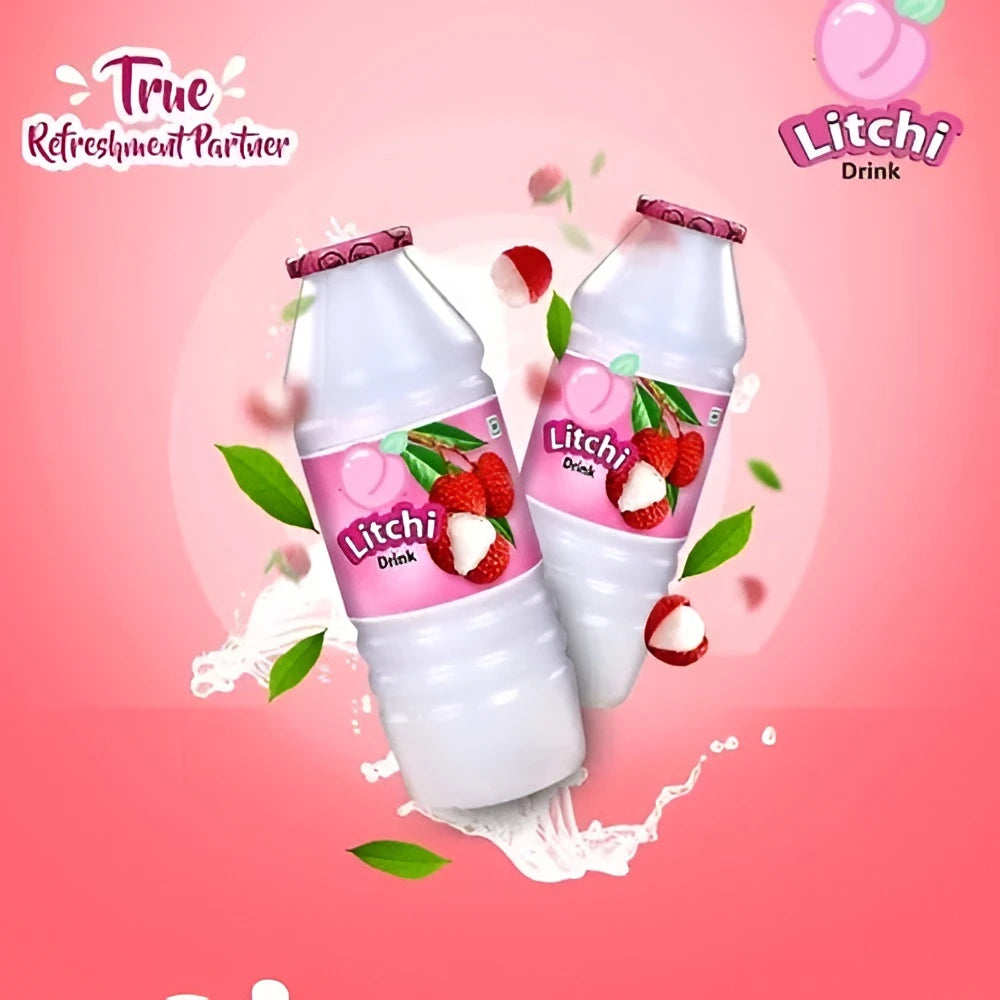 Real Taste Litchi Soft Drink, 150 ml