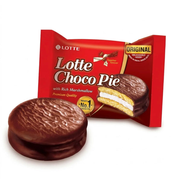 Lotte Choco Pie - Original, With Rich Marshmallow, 23 g