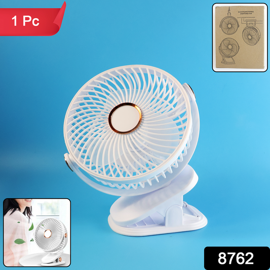 Portable Mini Fan With Clip Stand (1 Pc)