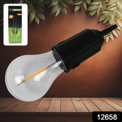 12658 Rechargeable Camping Lights For Tents Led Camping Tent Lantern 3 Lighting Modes Tent Lamp Portable Emergency Camping Lights With Clip Hook For Camping Hiking Fishing Backpacking (1 Pc)