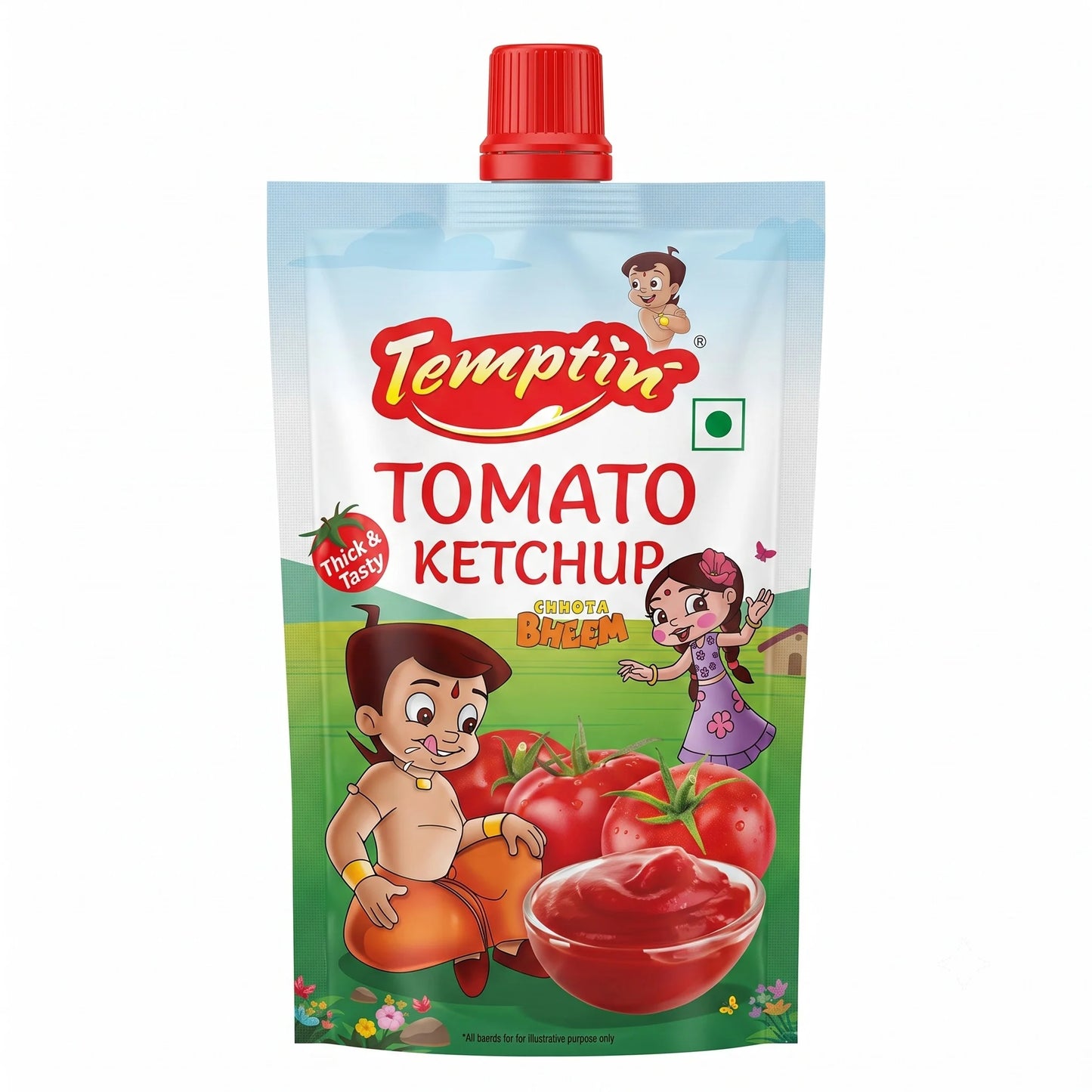 Temptin Tomato Ketchup Pouch, 80 g