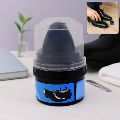 Instant Shoe Shine Sponge With Liquid Polish (1 Pc)