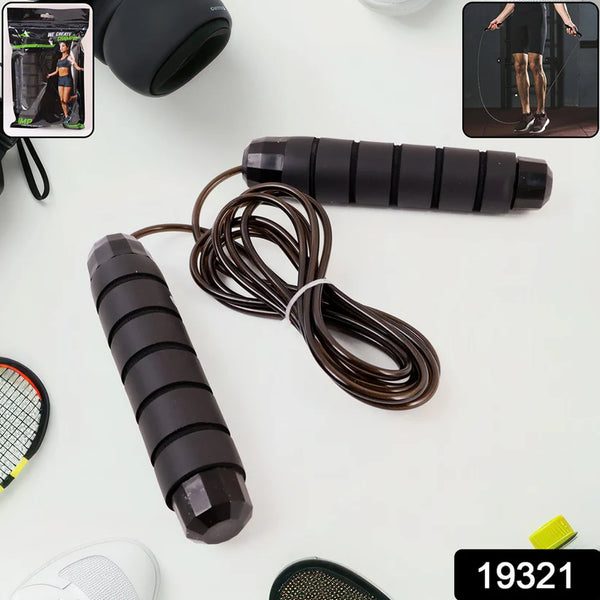High-speed Skipping Rope With Foam Padded Handles (1 Pc)