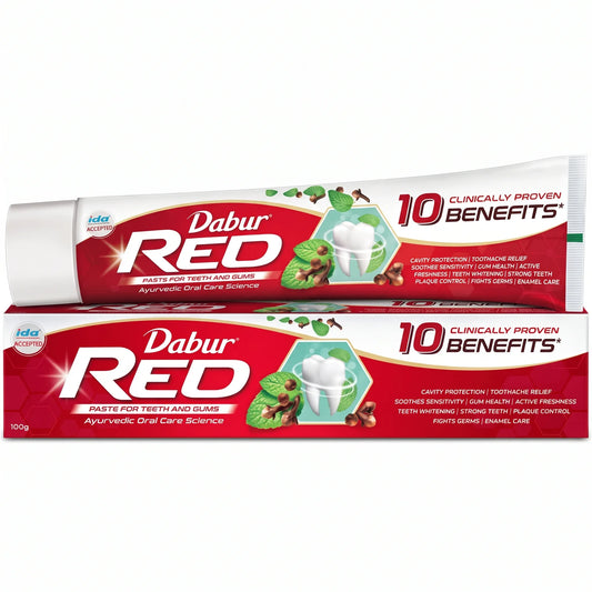 Dabur Red Ayurvedic Fluoride Free Toothpaste, 100 g