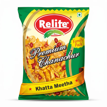 Relite Khatta Meetha Premium Chanachur Mixture, 400 g