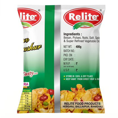 Relite Khatta Meetha Premium Chanachur Mixture, 400 g