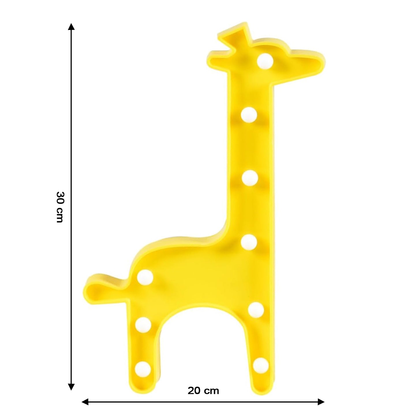 Giraffe Shape Led Decorative Night Light (1 Pc)