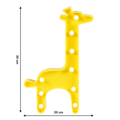 Giraffe Shape Led Decorative Night Light (1 Pc)