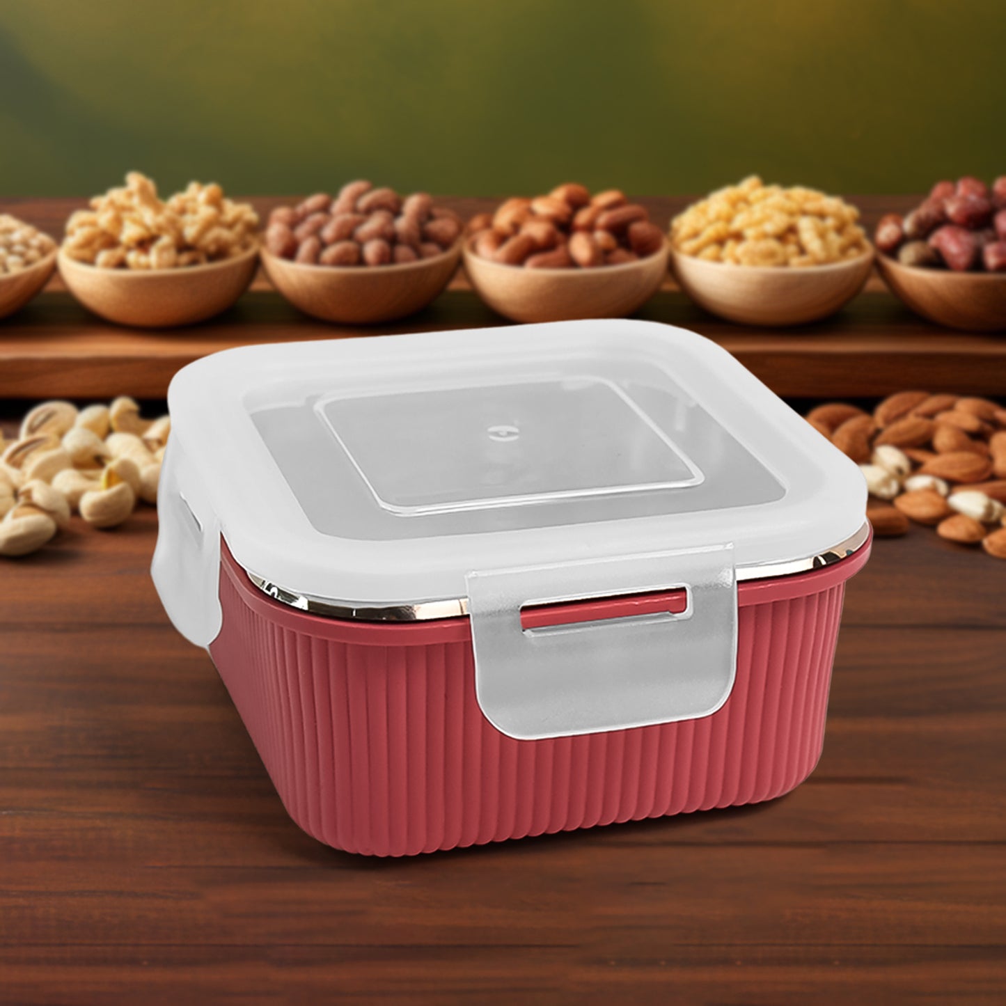 Apex Victor Square Food Storage Container (400 Ml  1 Pc)