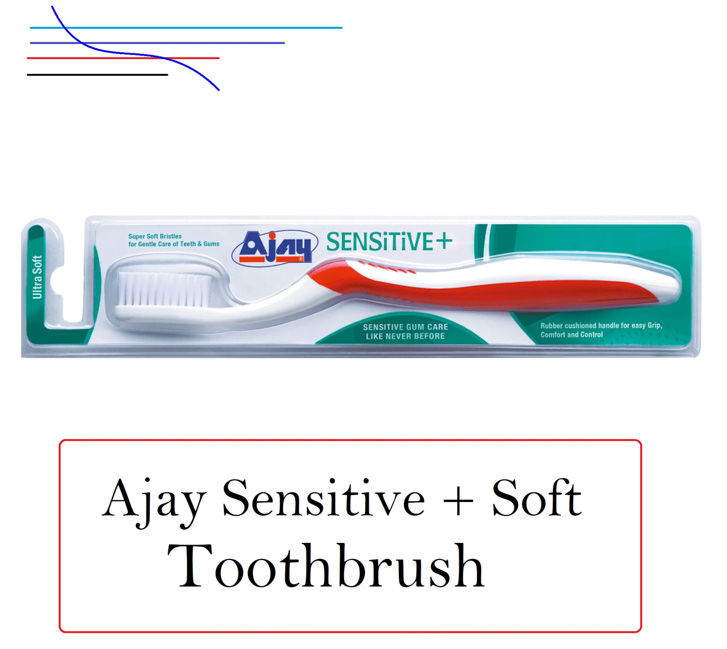 Ajay Sensitive+ Toothbrush Ultra Soft 1 Pc