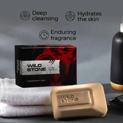 Wild Stone Ultra Sensual Deodorant Soap, 100 g