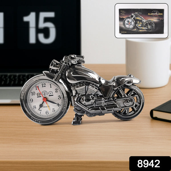 Motorcycle Alarm Clock Motor Table Clock For Home Decor (1 Pc)