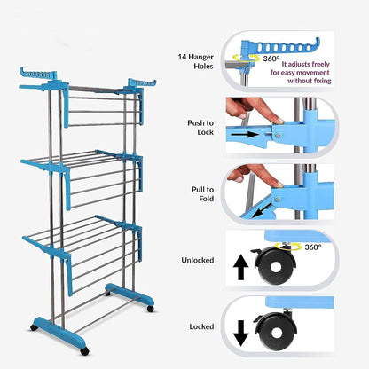 0733 Stainless Steel Cloth Drying Stand