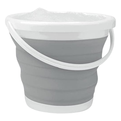 Collapsible Folding Bucket For Cleaning Car Wash Gardening  Travel (1 Pc  23x16 Cm)