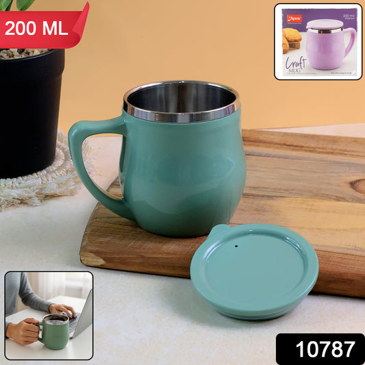 Apex Double-wall Desk Mug - (200ml  1 Pc)