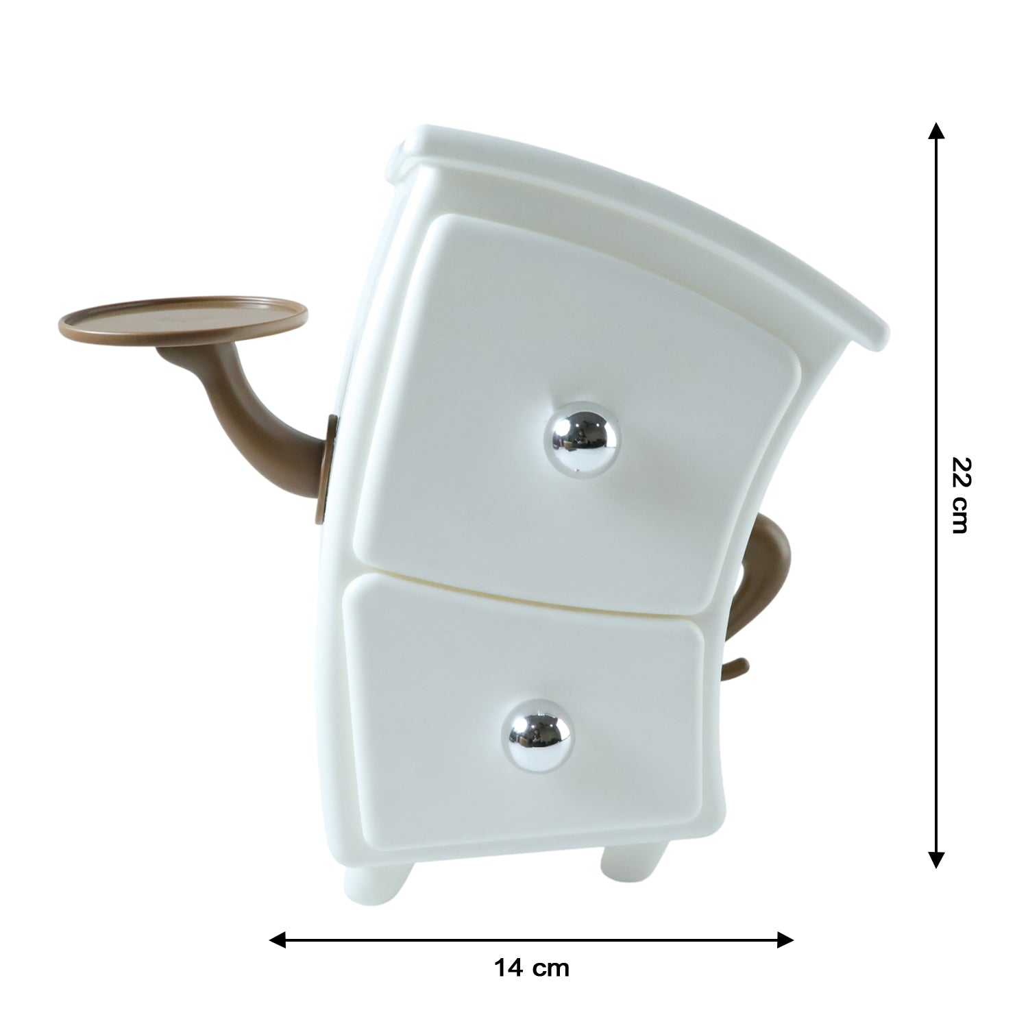 2 Layer Desktop Storage Drawer Organizer (1 Pc)