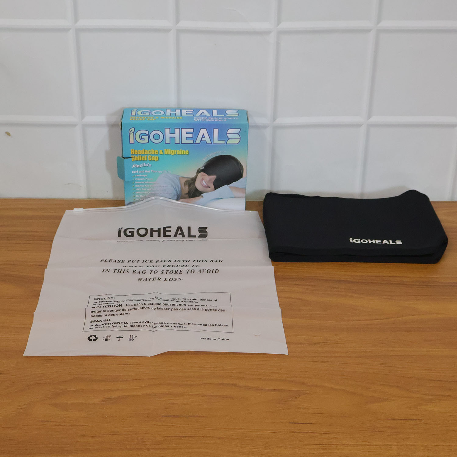 Hot  Cold Therapy Headache Relief Cap (1 Pc)