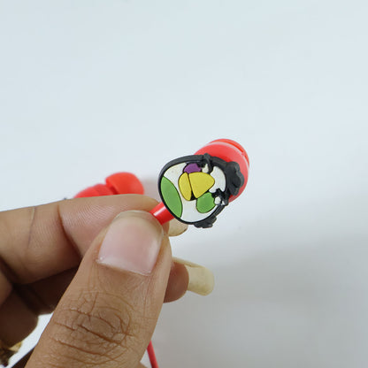 Cartoon Character Wired In-ear Earphones (1 Set)