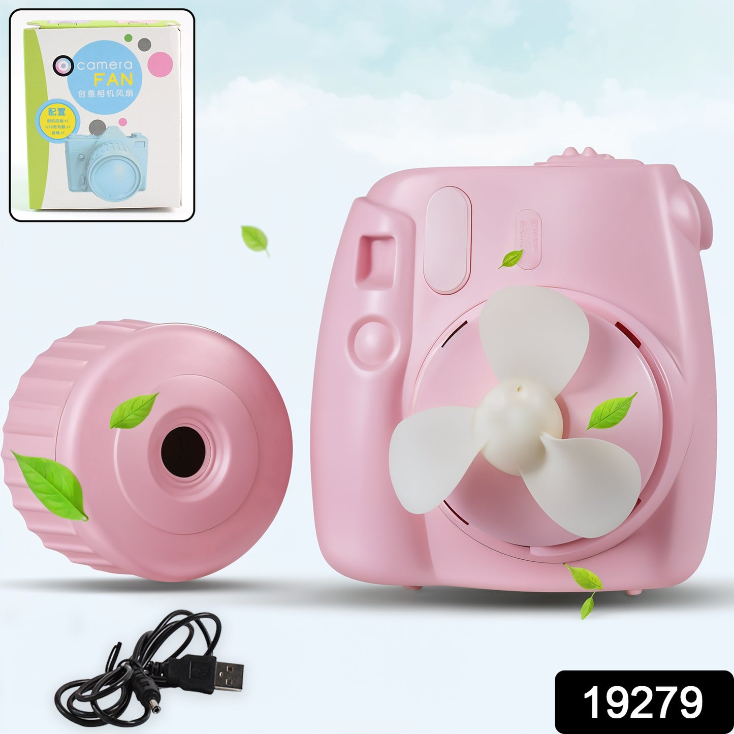 Usb Mini Camera-shaped Fan (1 Pc)