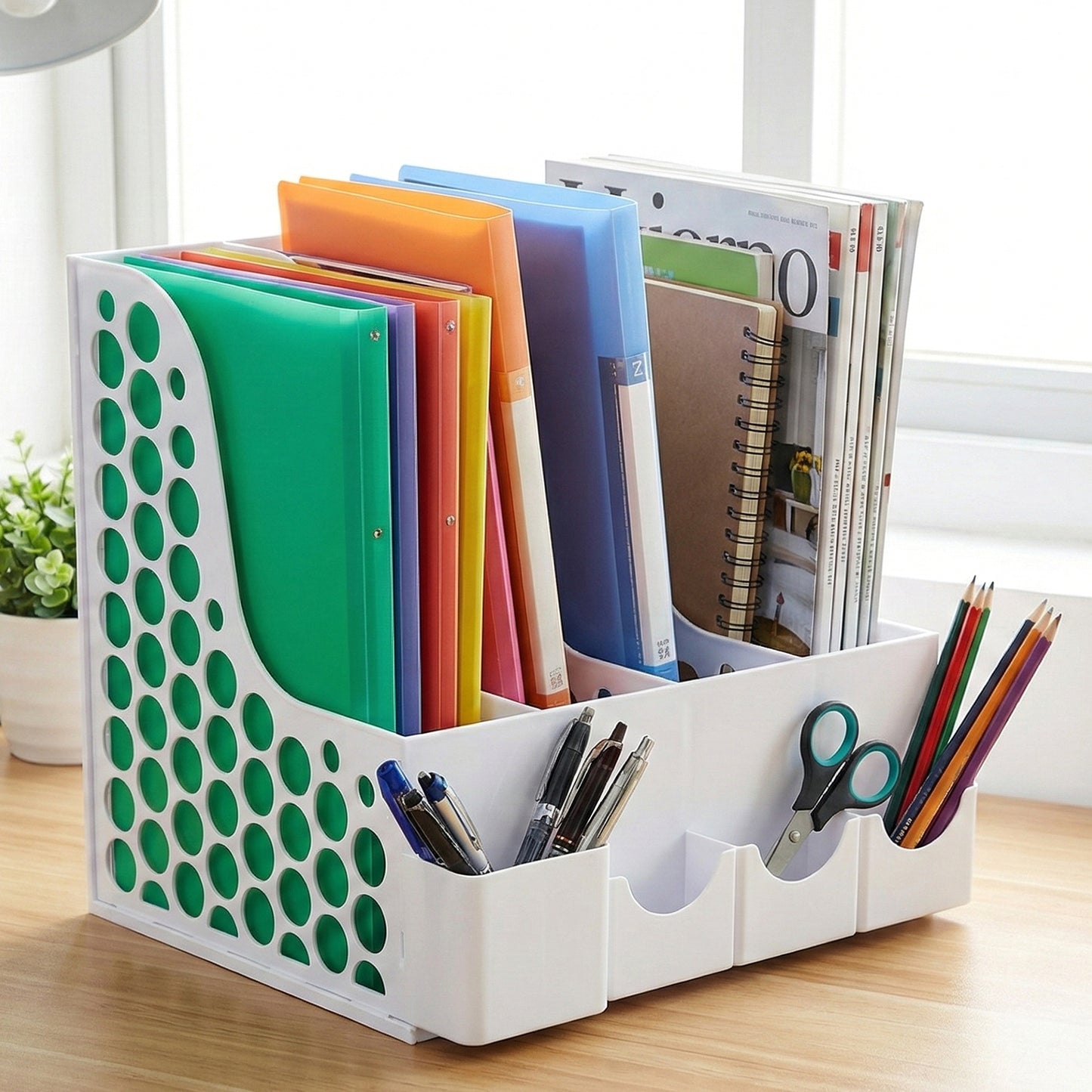 Multipurpose Desk Organizer File Holder (1 Pc)
