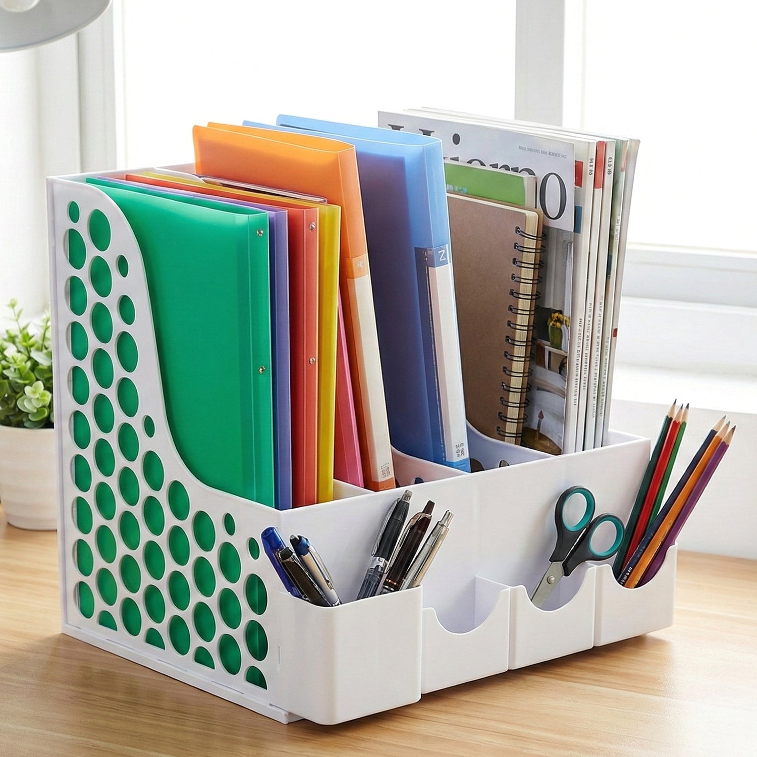 Multipurpose Desk Organizer File Holder (1 Pc)